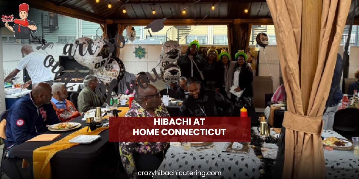 Hibachi at home in Connecticut