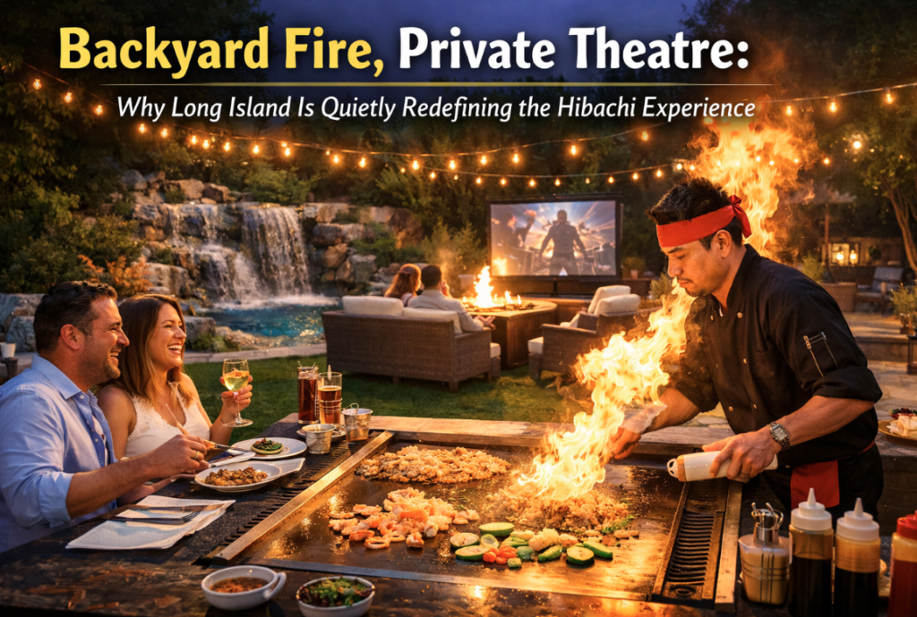 At home hibachi in Long Island