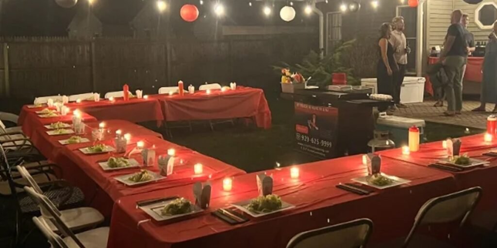 hibachi party at home